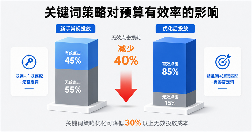 關鍵詞策略對預算有效率的影響