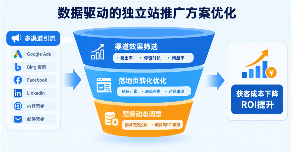 數據驅動的獨立站推廣方案優化